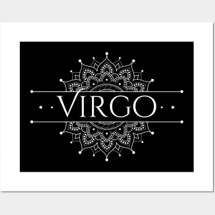 Virgo Mandala Posters and Art